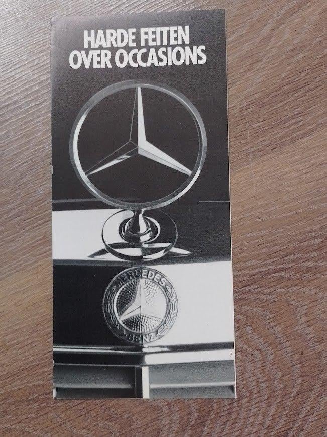 Mercedes Occasions  folder 1982, Ophalen of Verzenden, Nieuw, Mercedes