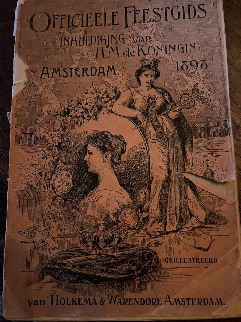 Diverse koningshuis documenten eind 19e eeuw, Verzamelen, Ophalen of Verzenden, Gebruikt, Nederland, Overige typen