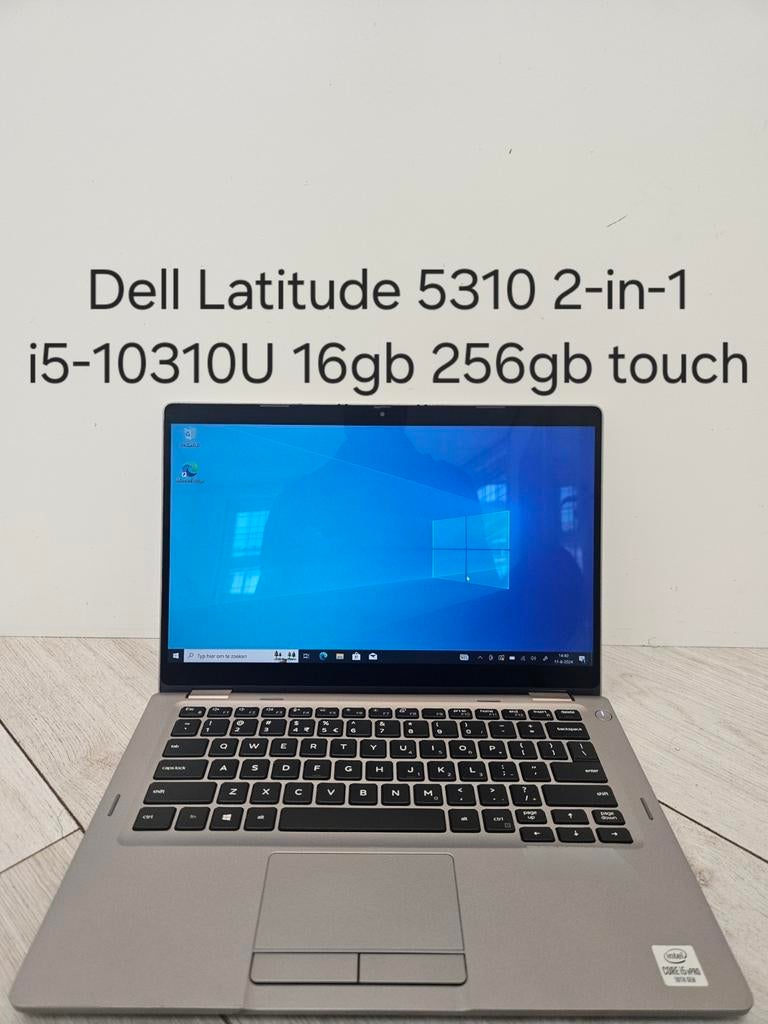 Goede staat: Dell Latitude 5310 2-in-1 i5-10310U 16gb 256gb, 2 tot 3 Ghz, Qwerty, 13 inch, Refurbished