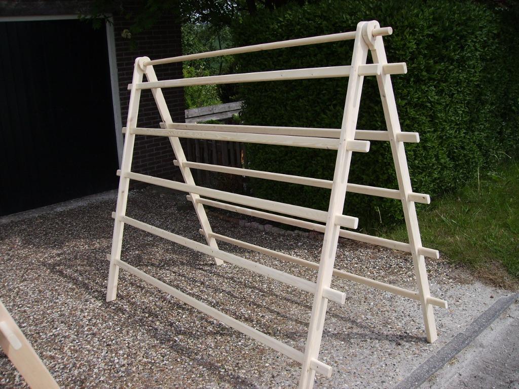 [ Rak ] Grenen houten Wasrek - Droogrek - Linnenrek, Ophalen of Verzenden, Nieuw, Overige typen