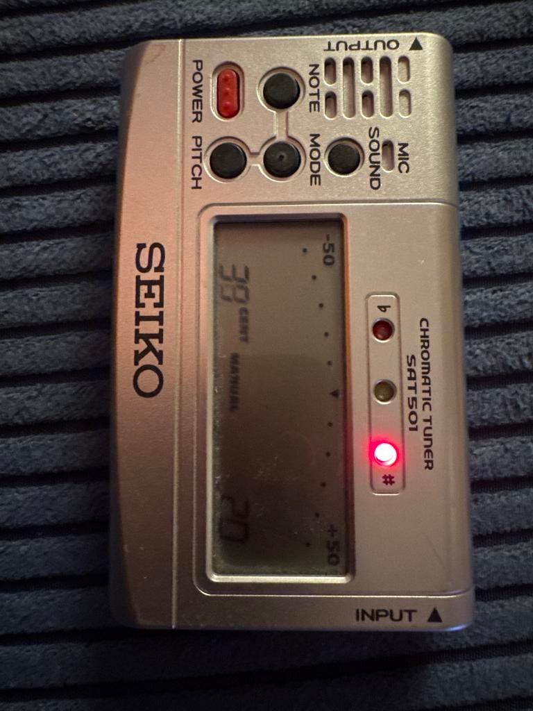 Seiko SAT501 Chromatic Tuner - Stemapparaat, Verzenden, Gebruikt, Overige instrumenten