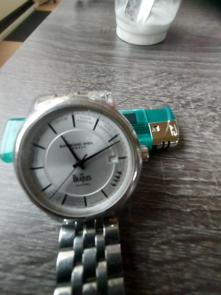 Raymond Weil Beatles Automaat Horloge, Overige merken, Staal, Gebruikt, Staal