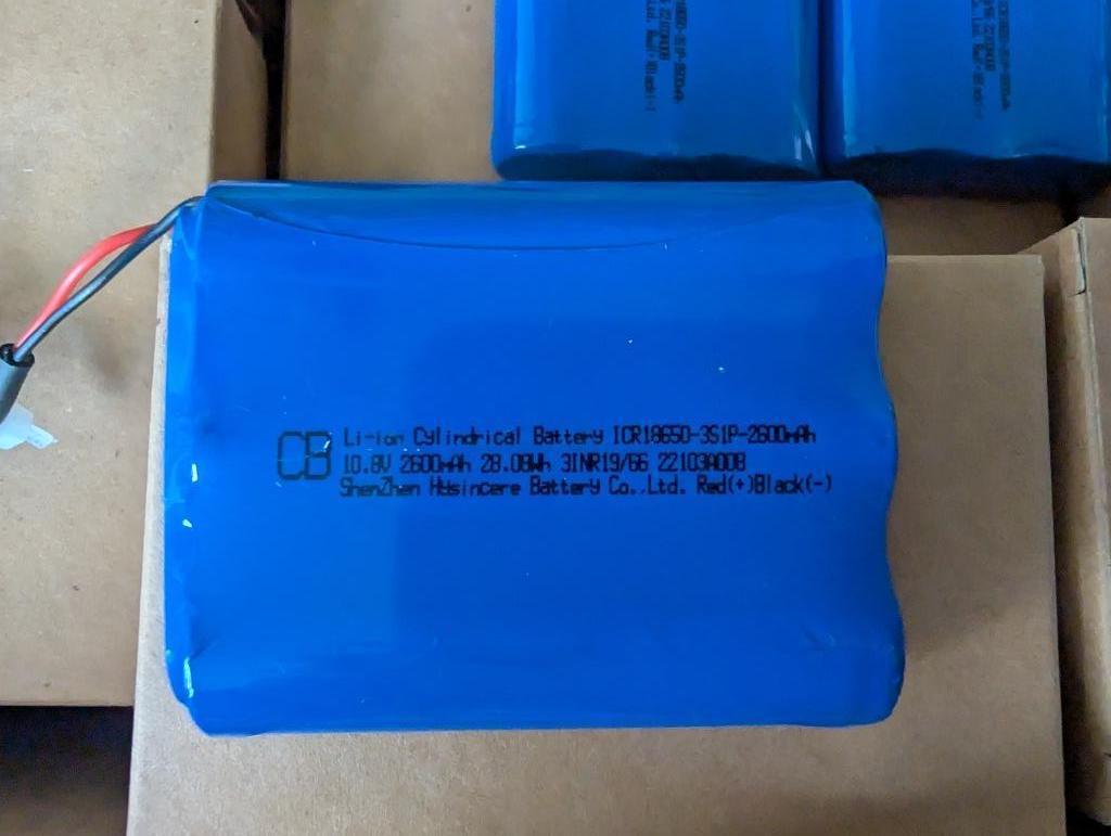 Partij 18650 cellen in 2600mAh Accupacks (3s) 6A BMS NIEUW!!, Ophalen of Verzenden, Nieuw, Oplaadbaar