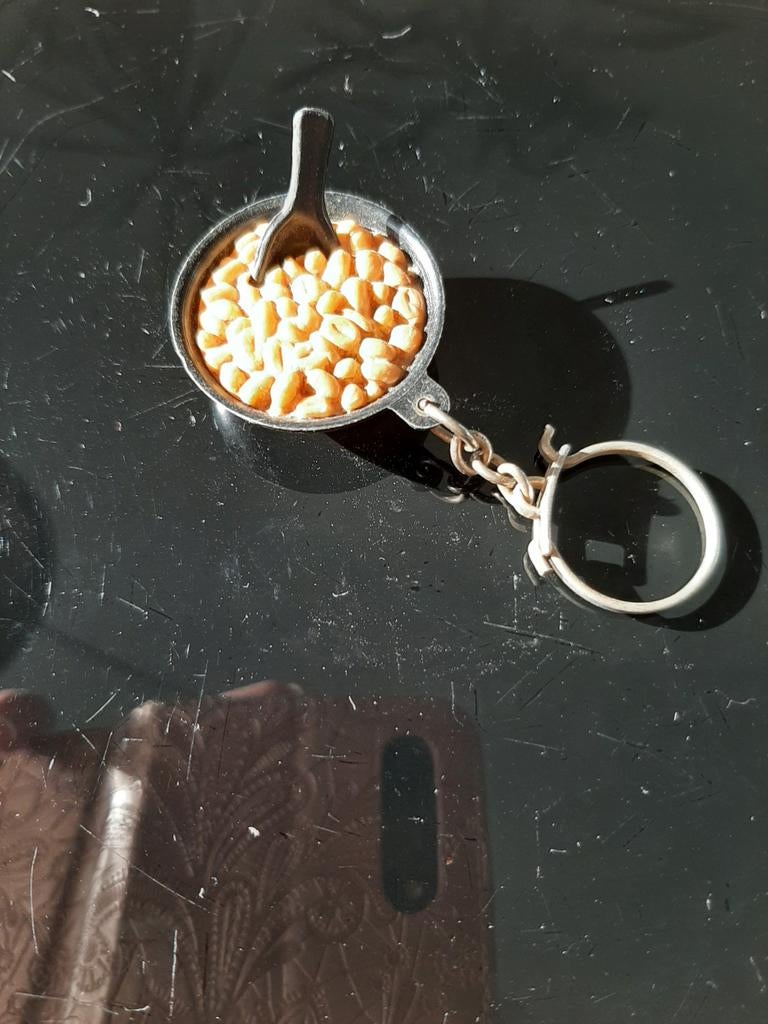 Vintage Duyvis Sleutelhanger Pinda's, Ophalen of Verzenden, Zo goed als nieuw, Merk