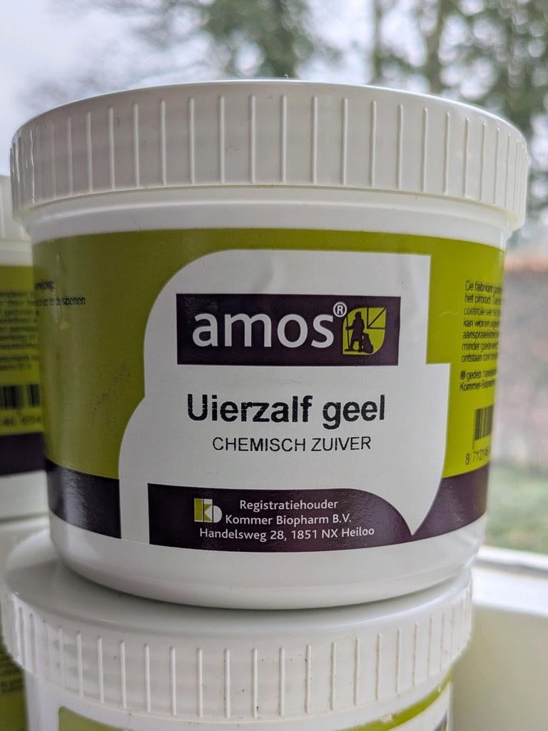 Uierzalf geel 400gr per pot Amos (4)  t.e.a.b., Ophalen