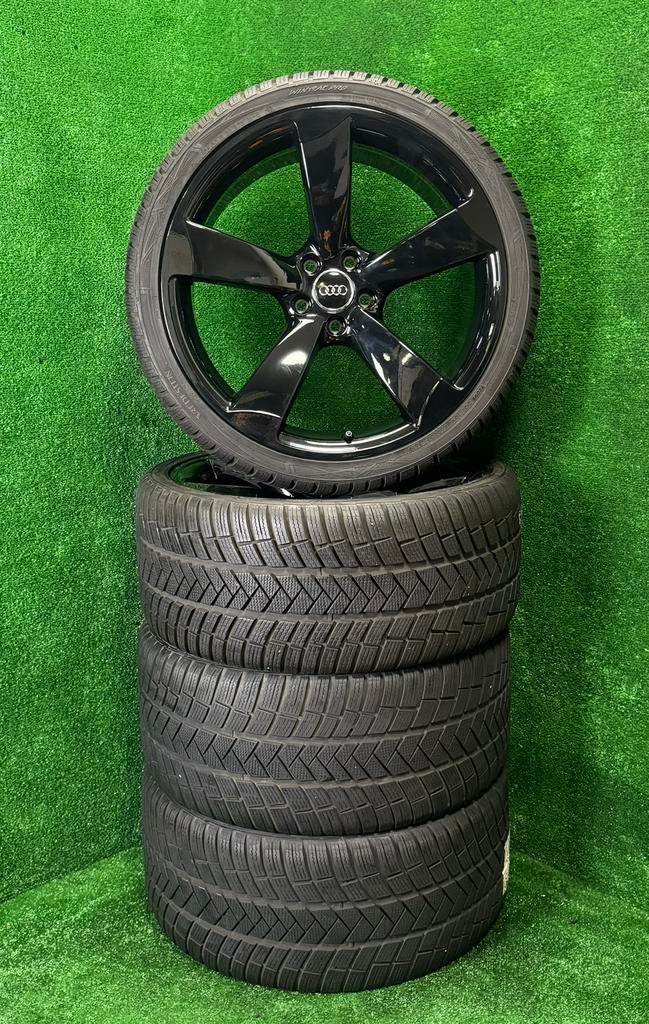 Originele 20 inch Audi Rotor Black Concave velgen RS5, Auto-onderdelen, Banden en Velgen, Audi, Gebruikt, 275 mm, Banden en Velgen
