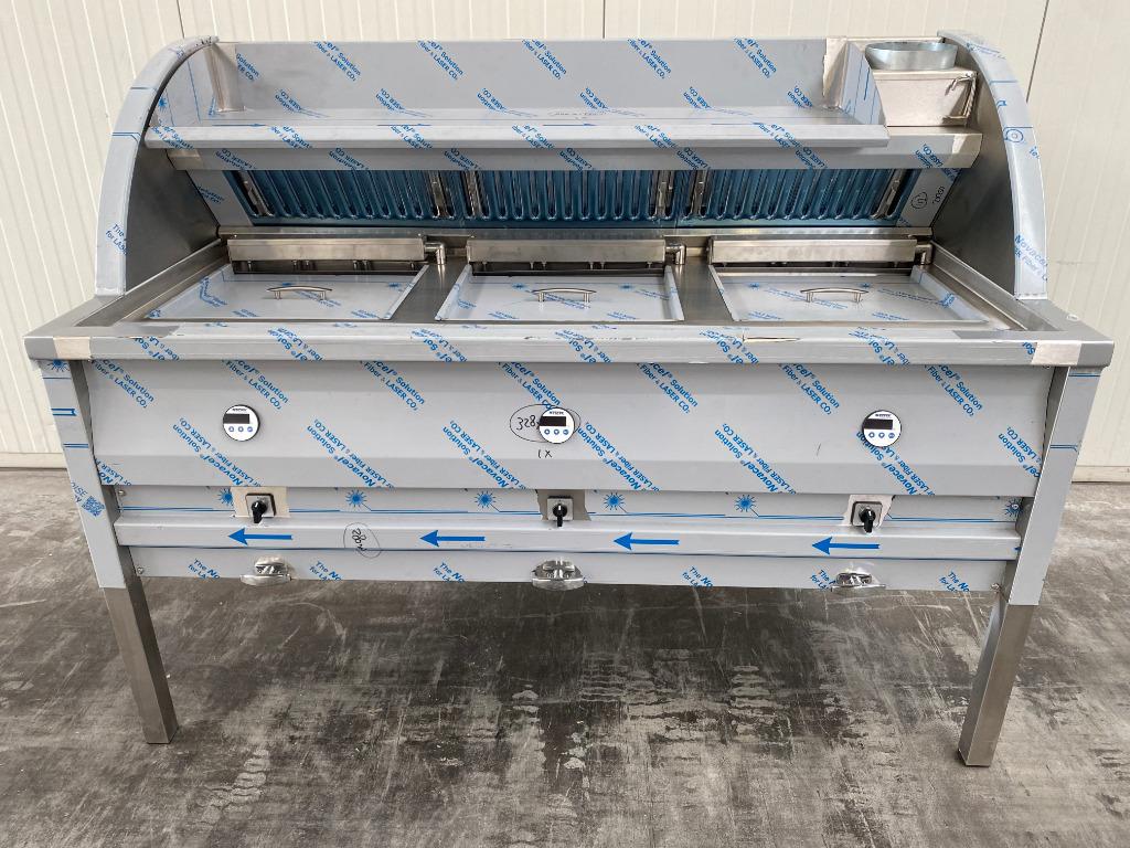 Elektrische BBTEC frituur bakwand oliebollenbak / visbakoven, 4 liter of meer, Nieuw, Ophalen of Verzenden, BBT | Food Equipment