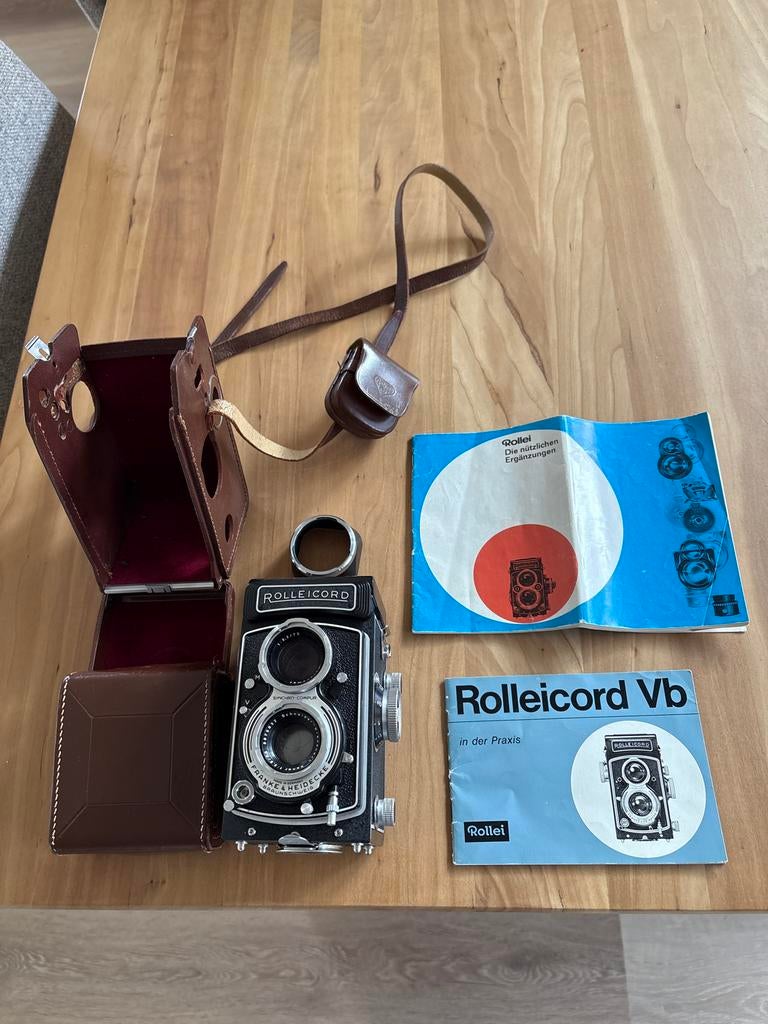 Rolleicord TLR Camera met Accessoires, Ophalen, Gebruikt, Spiegelreflex, Overige Merken