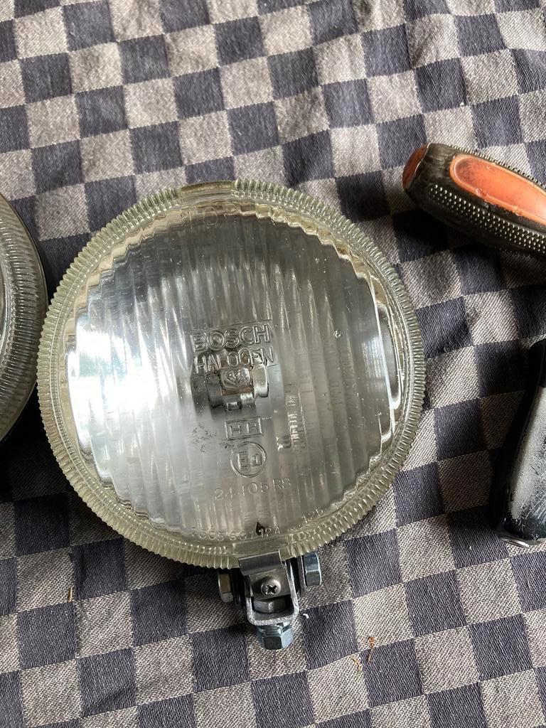 Oldtimer 2 Bosch verstralers type 140, Auto-onderdelen, Verlichting, Ophalen of Verzenden, Gebruikt