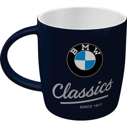 BMW Classics since 1917 reclame mok koffiebeker beker, Verzamelen, Merken en Reclamevoorwerpen, Reclamebord, Info@deconoord.nl