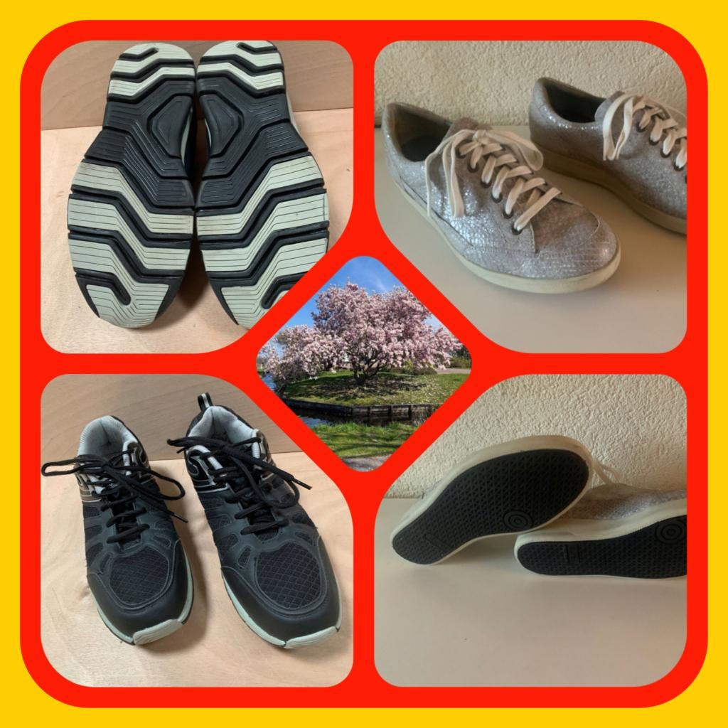 080. Durea Dames Schoenen / Heren schoenen Impact maat 46, Ophalen of Verzenden, Zo goed als nieuw, Zwart, Sneakers of Gympen
