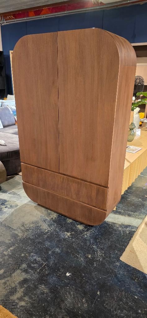 Kabinet Kast Koning – Mangohout 180x110cm Showmodel korting, Met deur(en), Bornsestraat 31, Ophalen of Verzenden, Zo goed als nieuw