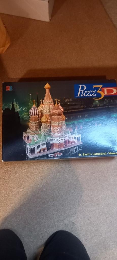 Puzz3D St. Basil's Cathedral - Moskou, Ophalen, Minder dan 500 stukjes, Zo goed als nieuw, Rubik's of 3D-puzzel