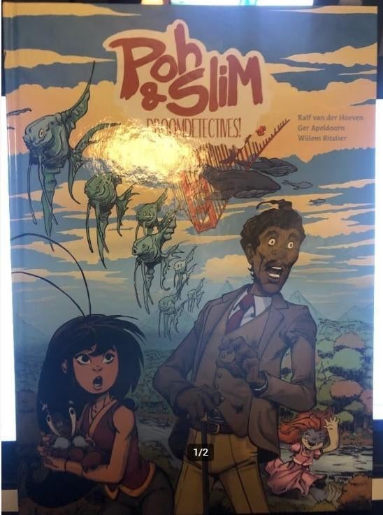 Droomdetectives poh & slim ritstier hardcover h4, Eén stripboek, Ophalen of Verzenden, Zo goed als nieuw