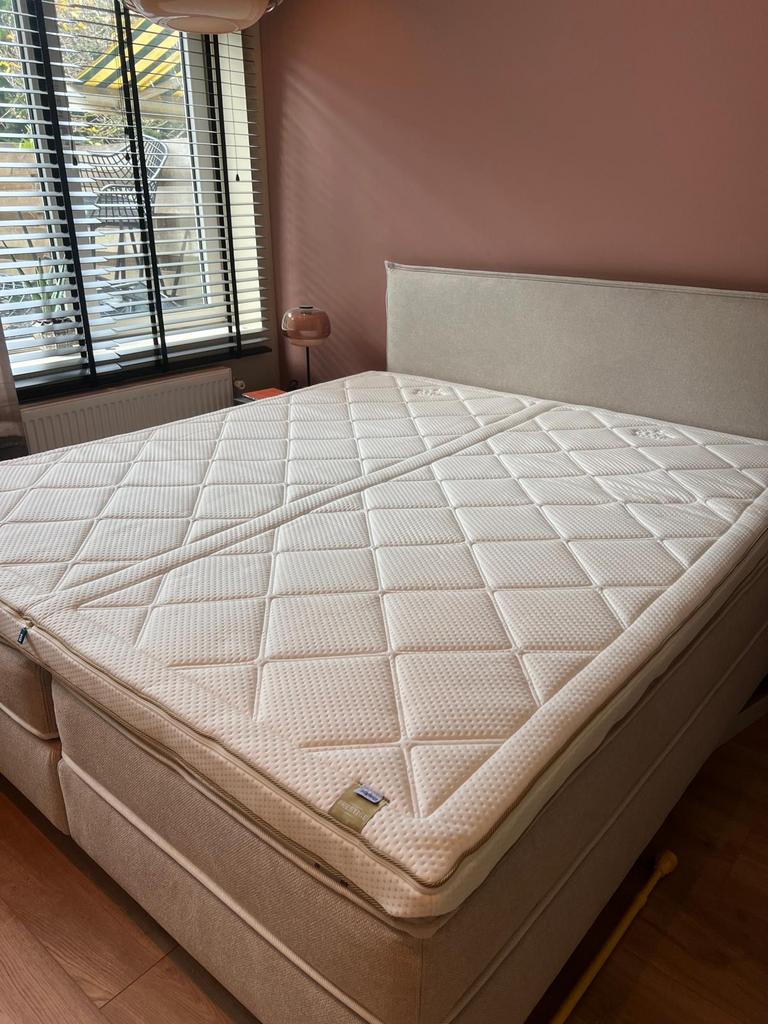 Prestige topper auping180x200 gloednieuw 1mbeschermd gebr., Ophalen of Verzenden, Zo goed als nieuw, Tweepersoons, 180 cm