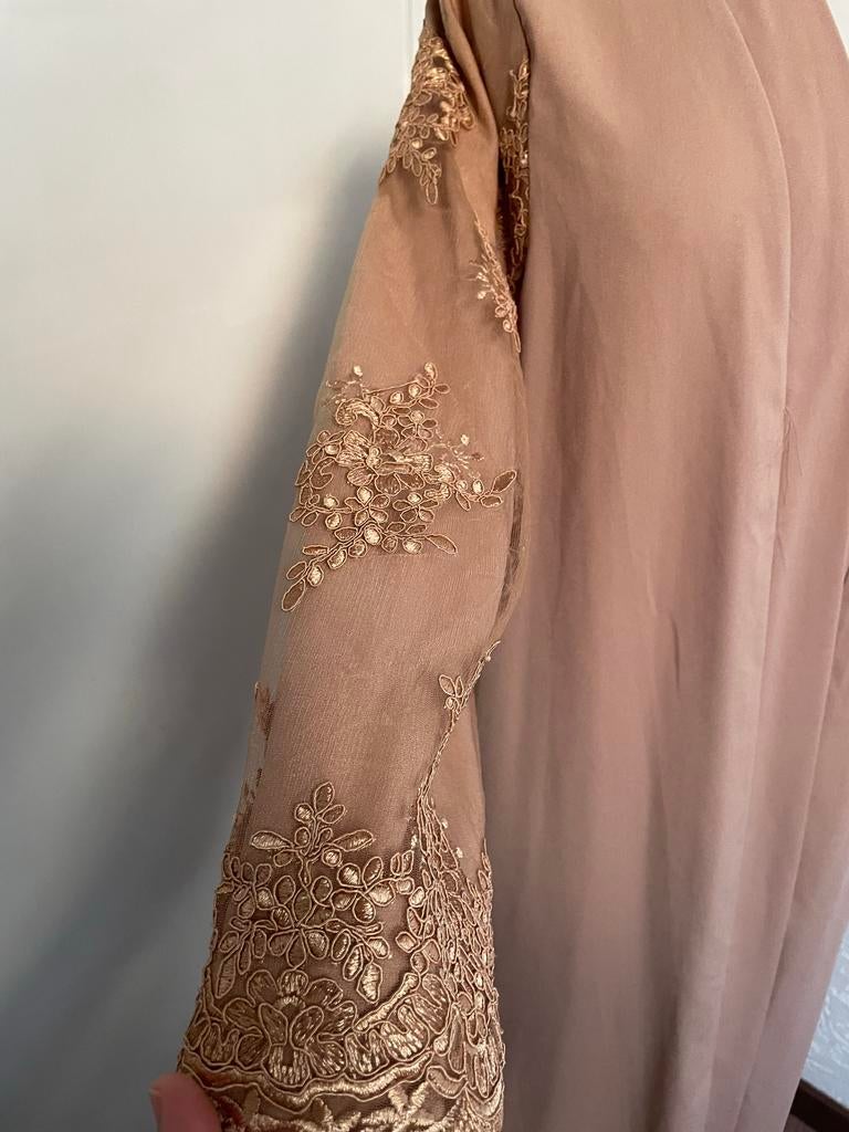 Marokkaanse Kimono Maat 42/44, Beige, Maat 42/44 (L), Ophalen of Verzenden, Zo goed als nieuw