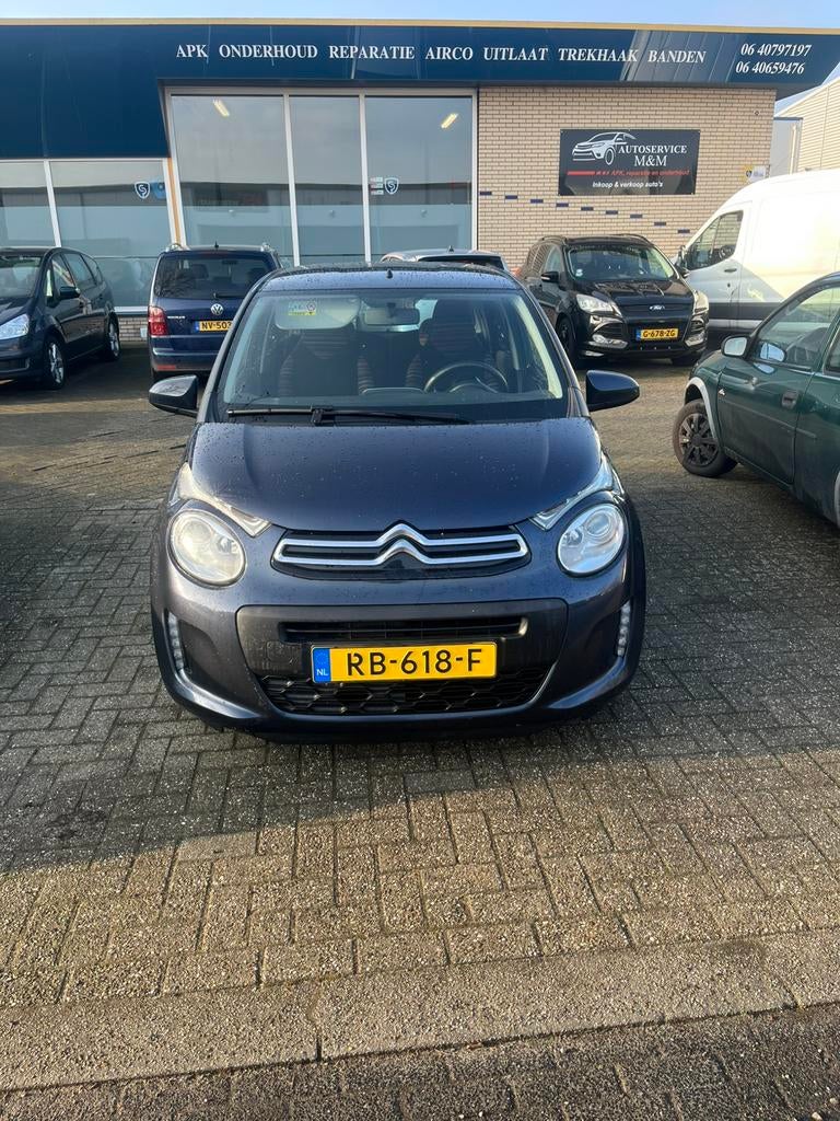 Citroën C1 1.0 VTi Airscape 68PK S&S 5D 2017 Blauw, Auto's, Voorwielaandrijving, Zwart, C1, Origineel Nederlands
