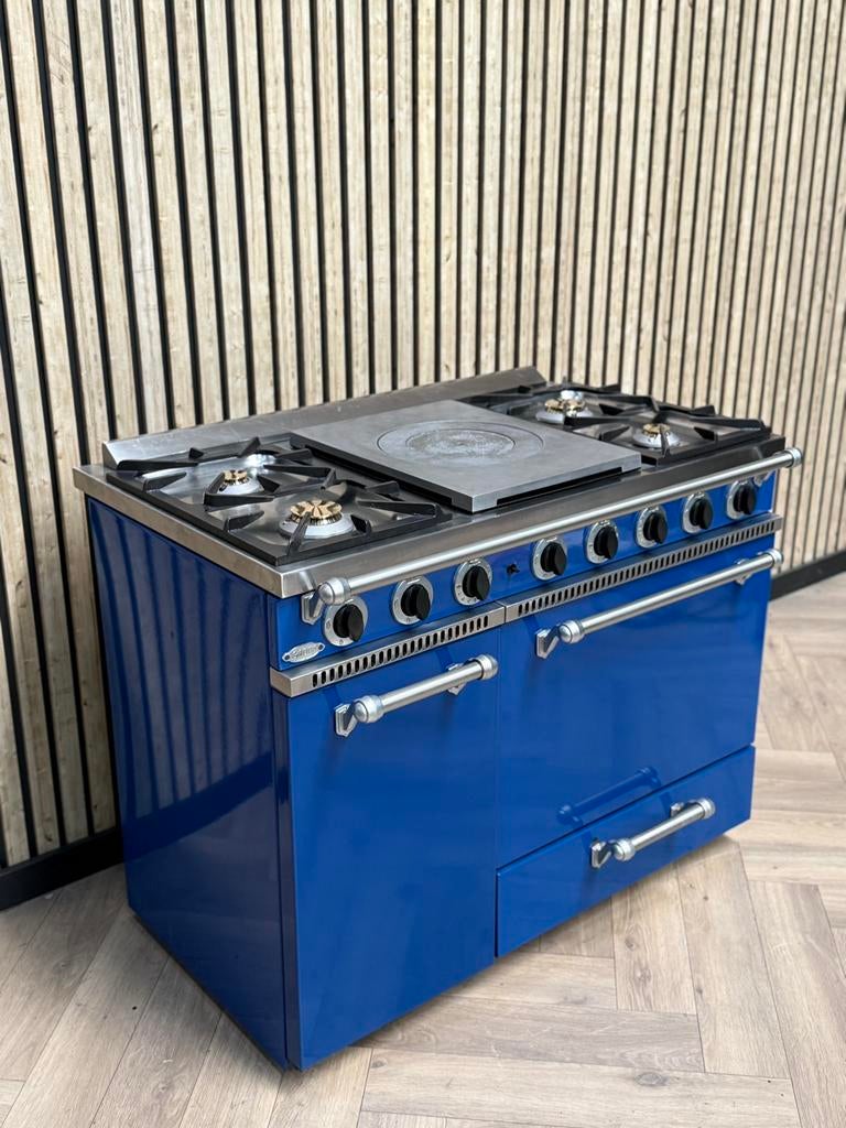 Prachtige Godin Koningsblauw 110cm + Gasoven, 60 cm of meer, Grill, Ophalen of Verzenden, Gas