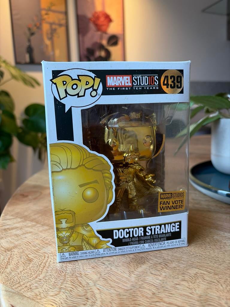 NIEUW | Funko Pop! Marvel Doctor Strange Gold, Ophalen of Verzenden, Zo goed als nieuw