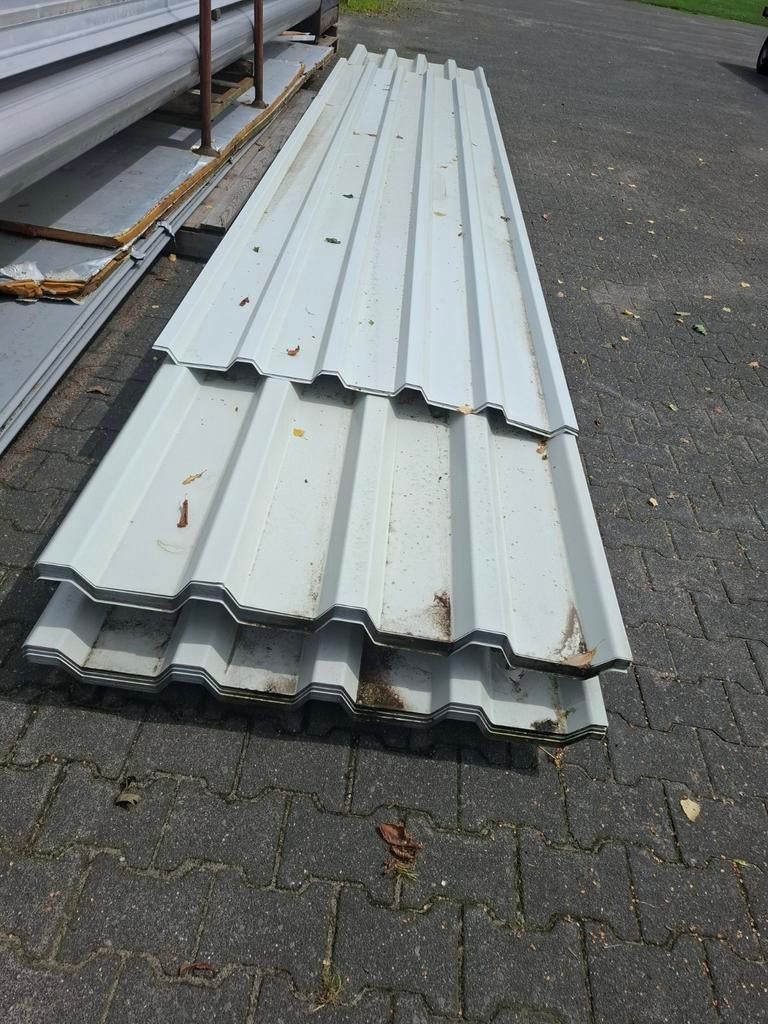 Damwand platen wit plaat nieuw 0,75mm 6,1m, Ophalen of Verzenden, Nieuw