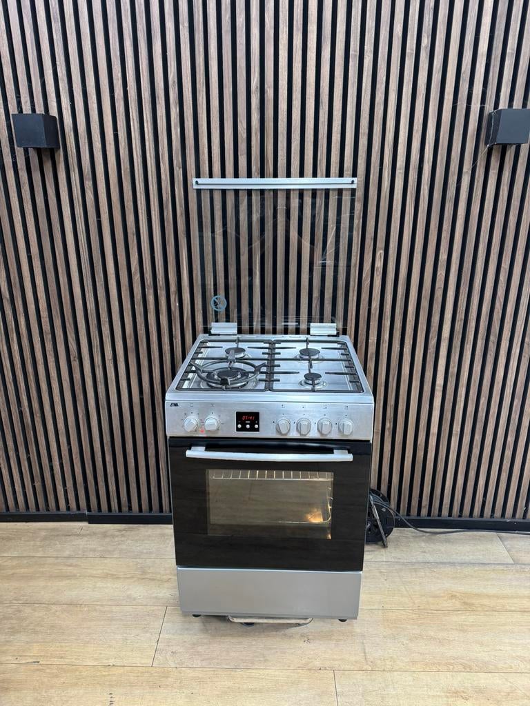 Mooie zo goed als nieuwe Etna Fornuis 60cm (Gratis bezorgen), 5258sh, Zo goed als nieuw, Energieklasse A of zuiniger, Gas
