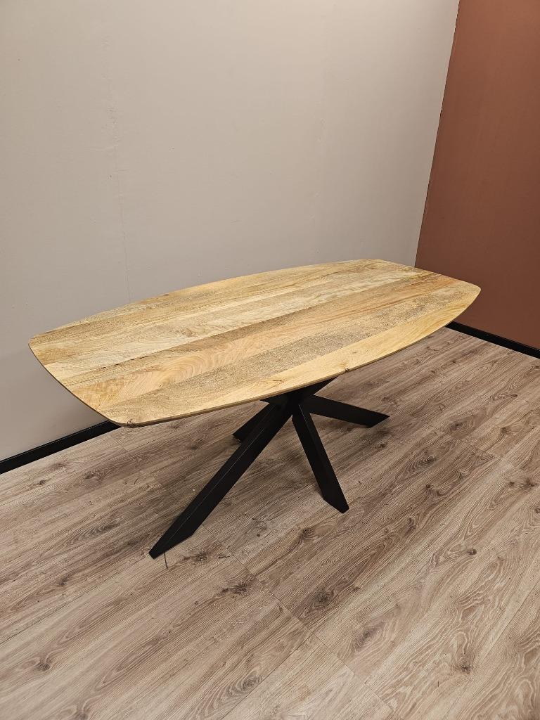 TOTALE LEEGVERKOOP |  Eettafel Mangohout | Deens Ovaal |, Vijf personen of meer, Nieuw, 200 cm of meer, 50 tot 100 cm