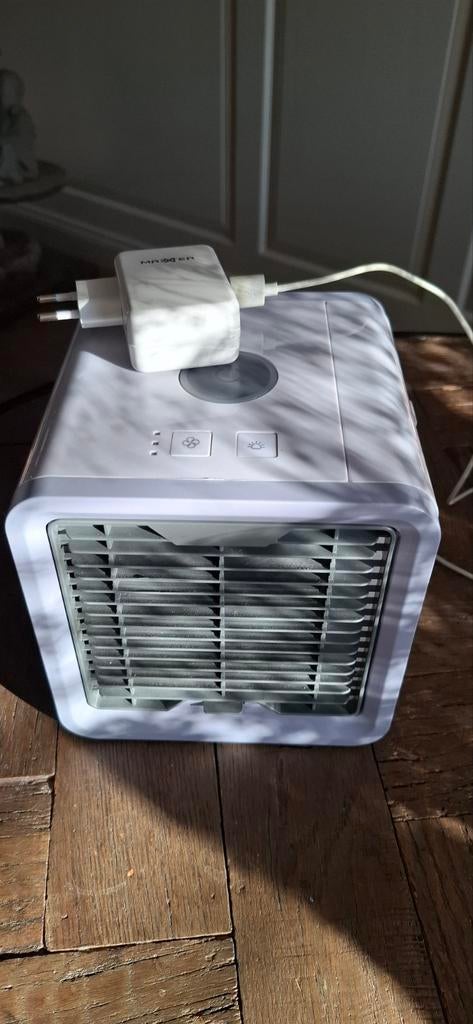 Mini airco, Ophalen of Verzenden, Tafel- of Grondventilator, Minder dan 60 m³, 1 snelheid