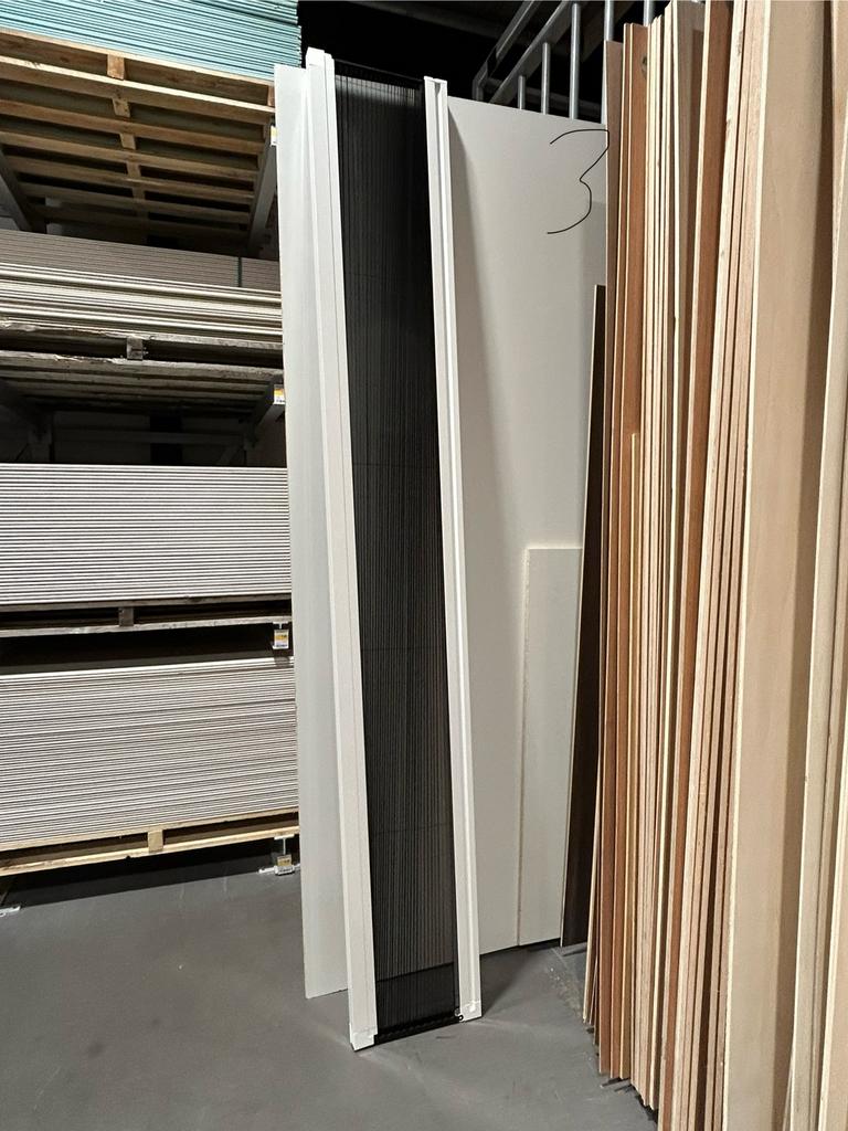 Plisséhordeur Novus, 107,5 x 2550, 215 cm of meer, Hordeur, Nieuw, Metaal