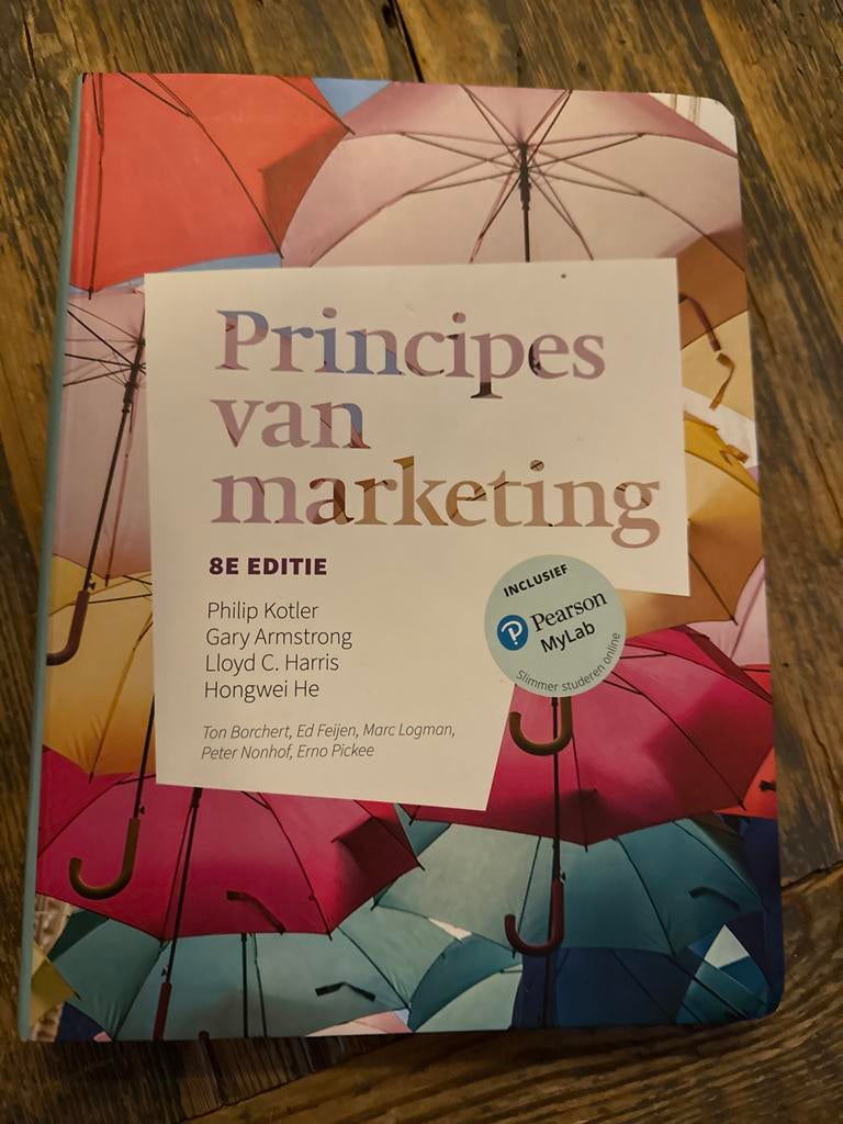 Principes van Marketing - Kotler, Armstrong, Ophalen of Verzenden, Zo goed als nieuw, Economie en Marketing