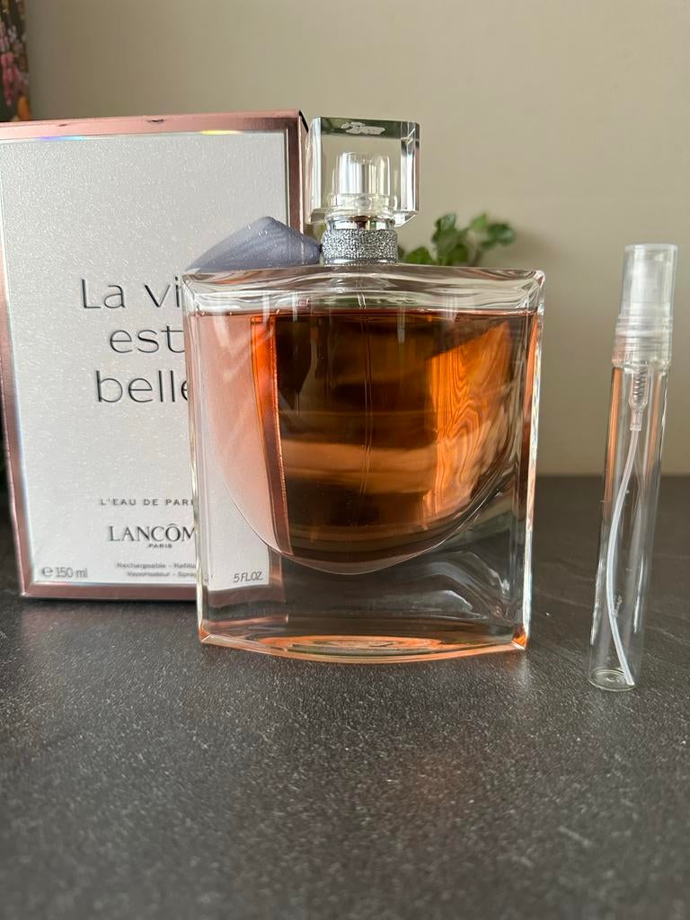 Lancome la vie est belle edp 3/5/10ml, Sieraden, Tassen en Uiterlijk, Uiterlijk | Parfum, Ophalen of Verzenden, Nieuw