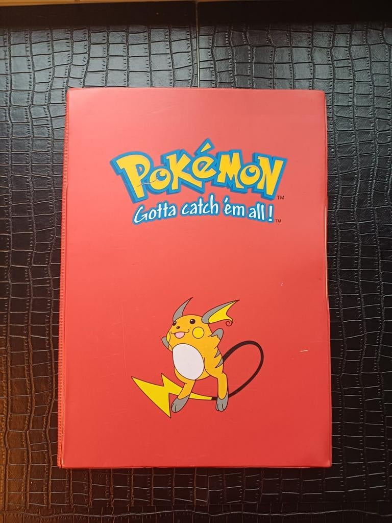 Vintage Pokémon Raichu Map 1999, Ophalen of Verzenden, Gebruikt, Overige typen