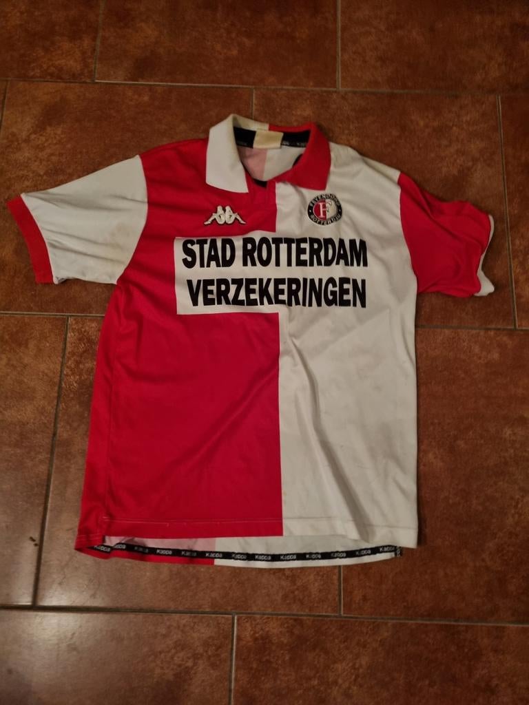 Vintage Feyenoord Shirt Bosvelt #6 2000-2001 XL BIEDEN BIJ A, Sport en Fitness, Voetbal, Maat XL, Ophalen of Verzenden, Shirt