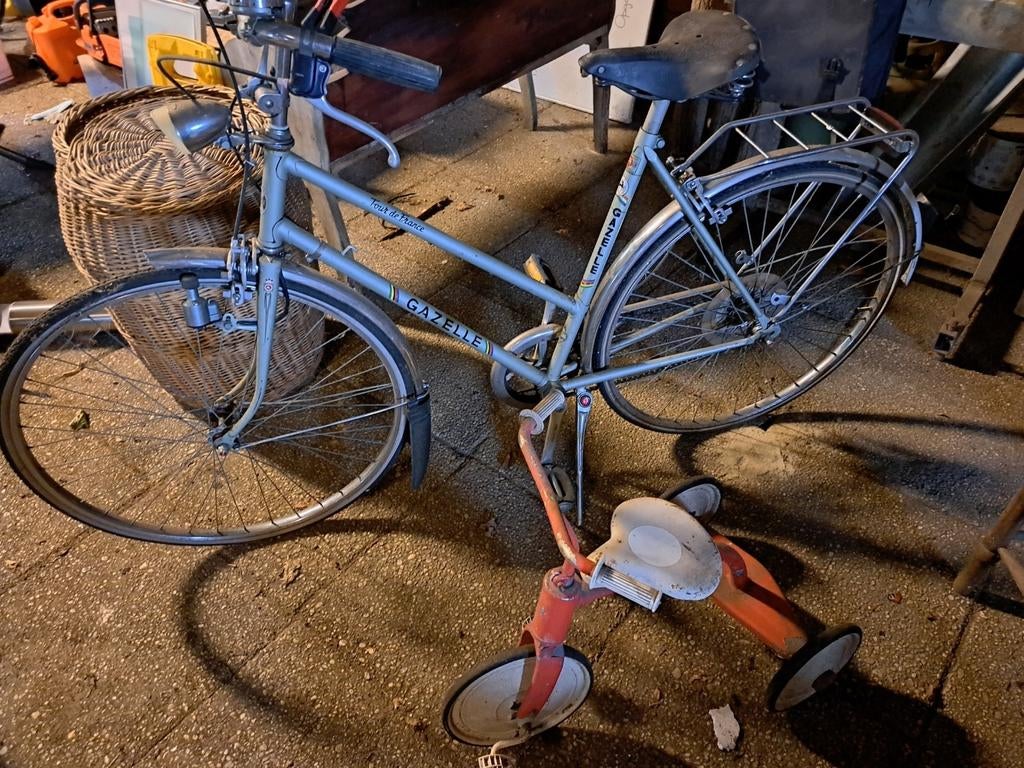 Gazelle dames fiets. En kinderfiets, 51 tot 55 cm, Ophalen of Verzenden