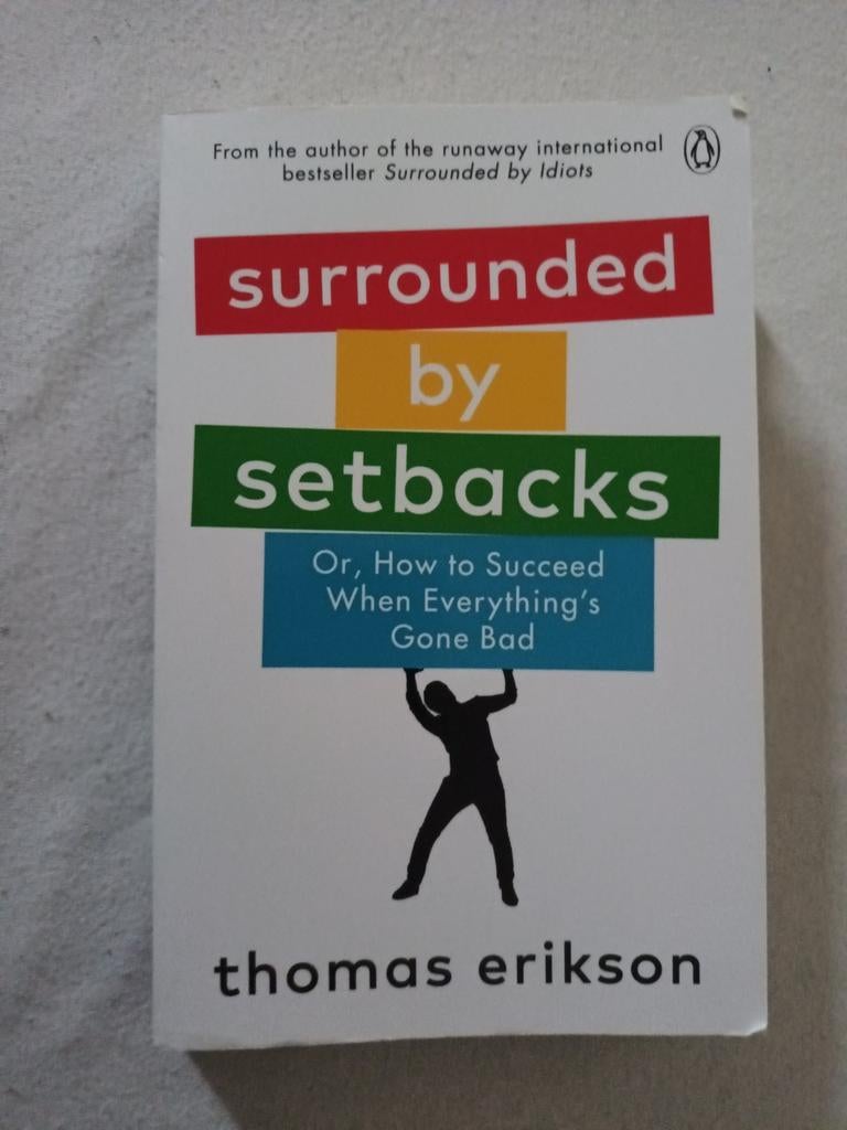 Thomas Erikson Surrounded by setbacks English Engels book, Ophalen of Verzenden, Zo goed als nieuw, Thomas Erikson