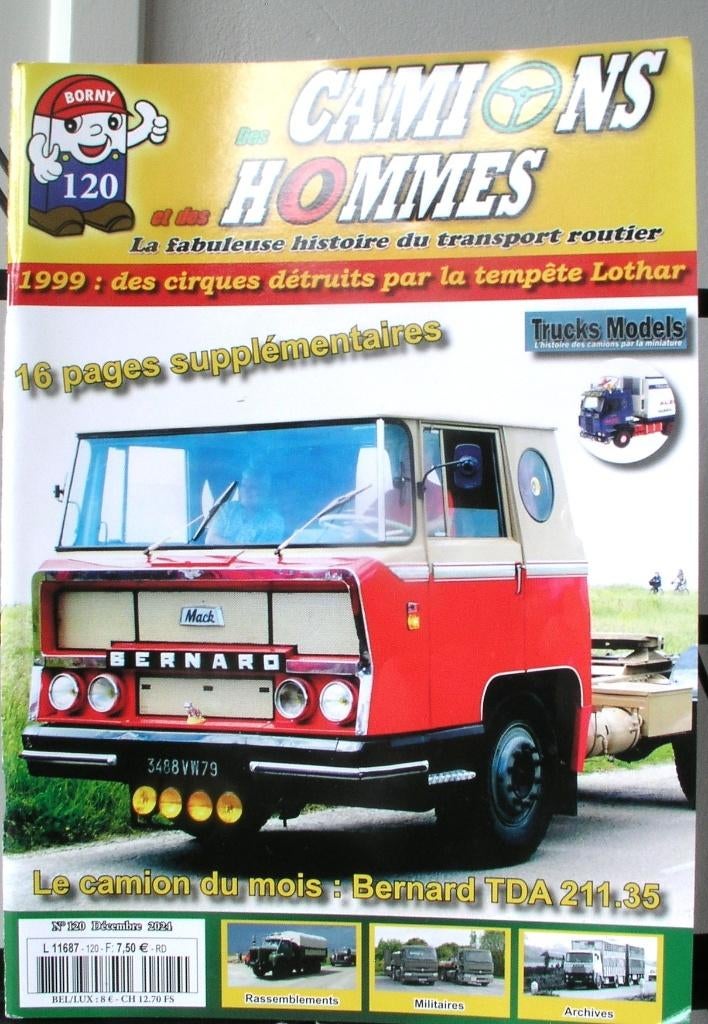 Tijdschrift "des Camions et des Hommes" 1999, Ophalen of Verzenden, Zo goed als nieuw, Overige typen