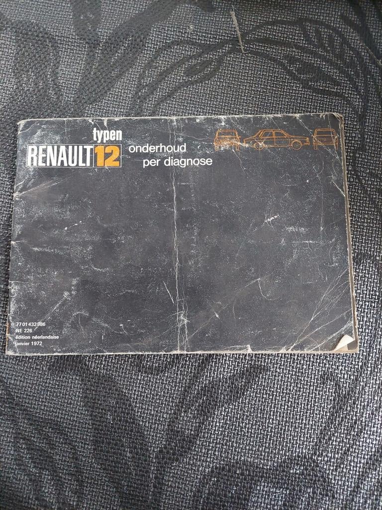 Renault 12 Onderhoudsboekje -  1972, Ophalen of Verzenden