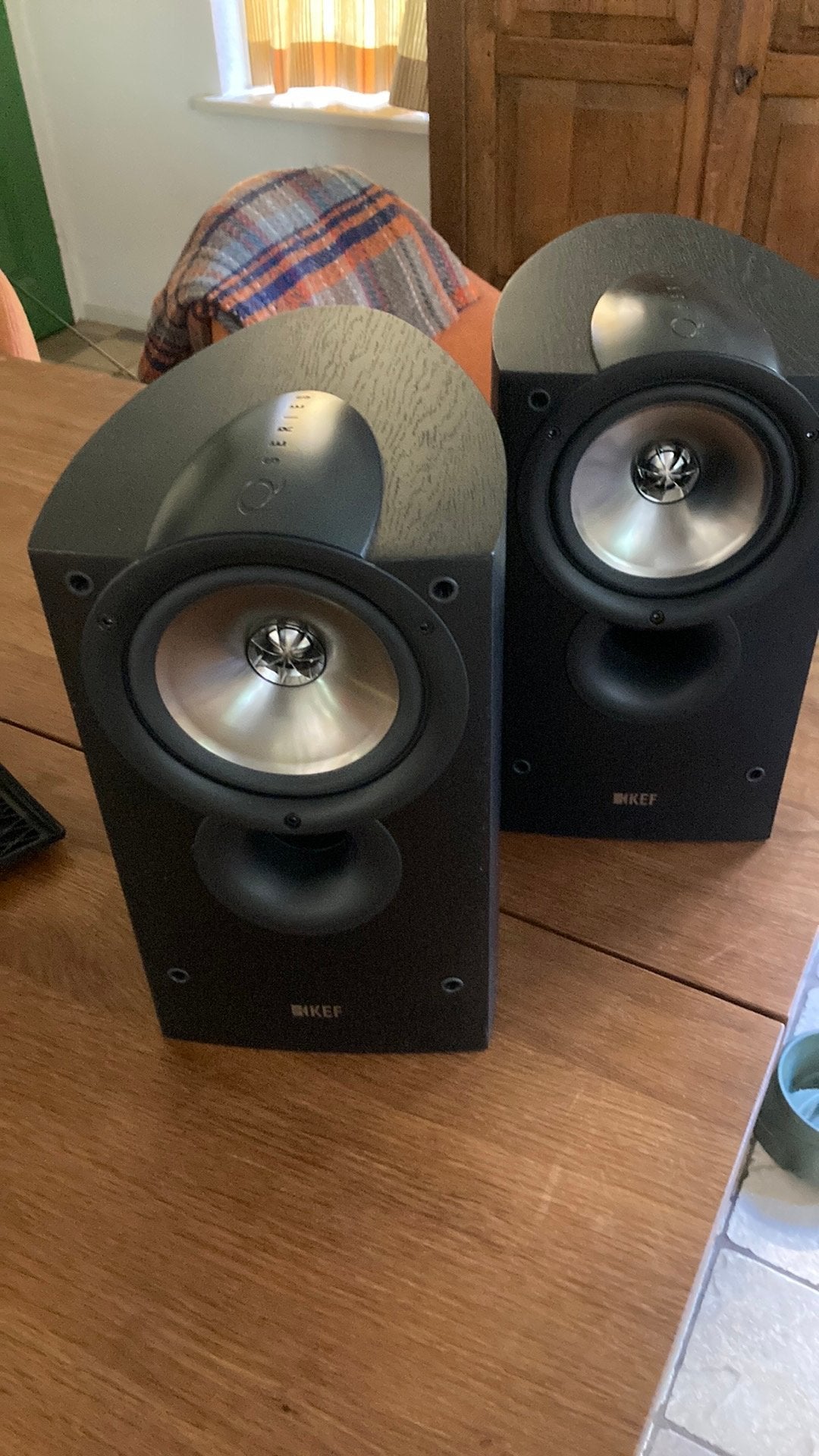 KEF iQ10 luidsprekerboxen zwart, Audio, Tv en Foto, Luidsprekers, Ophalen, Zo goed als nieuw, 60 tot 120 watt, KEF