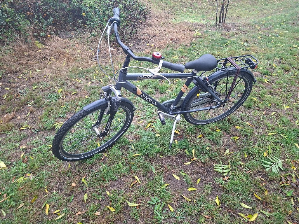Gazelle Jongensfiets 26 inch 3 versnellingen, Terugtraprem, Gebruikt, Handrem, Gazelle