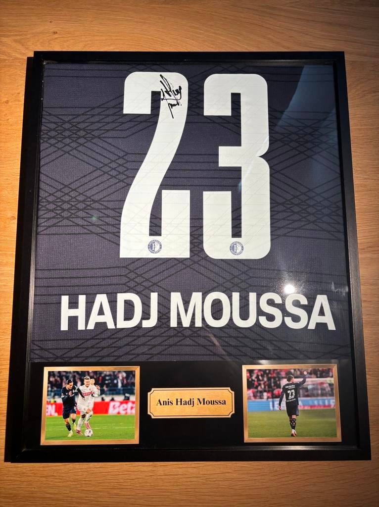 Gesigneerd shirt Hadj Moussa, Ophalen of Verzenden, Nieuw, Feyenoord, Shirt