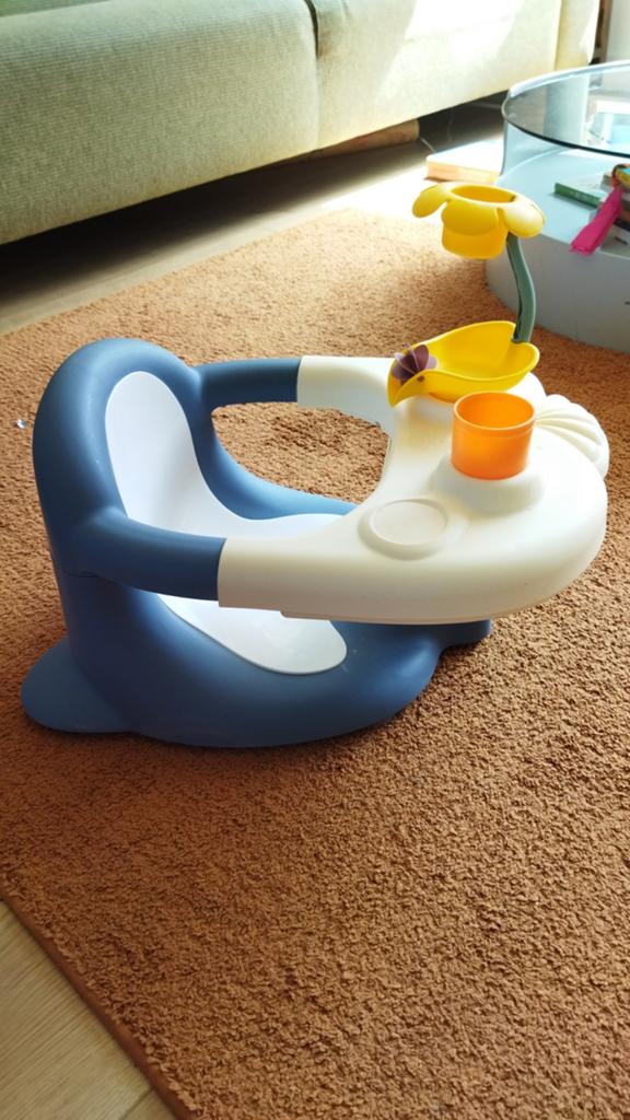 Smoby Baby Badstoel met Speelgoed en Zuignappen, Gebruikt, Badzitje of Badring, Standaard, Ophalen