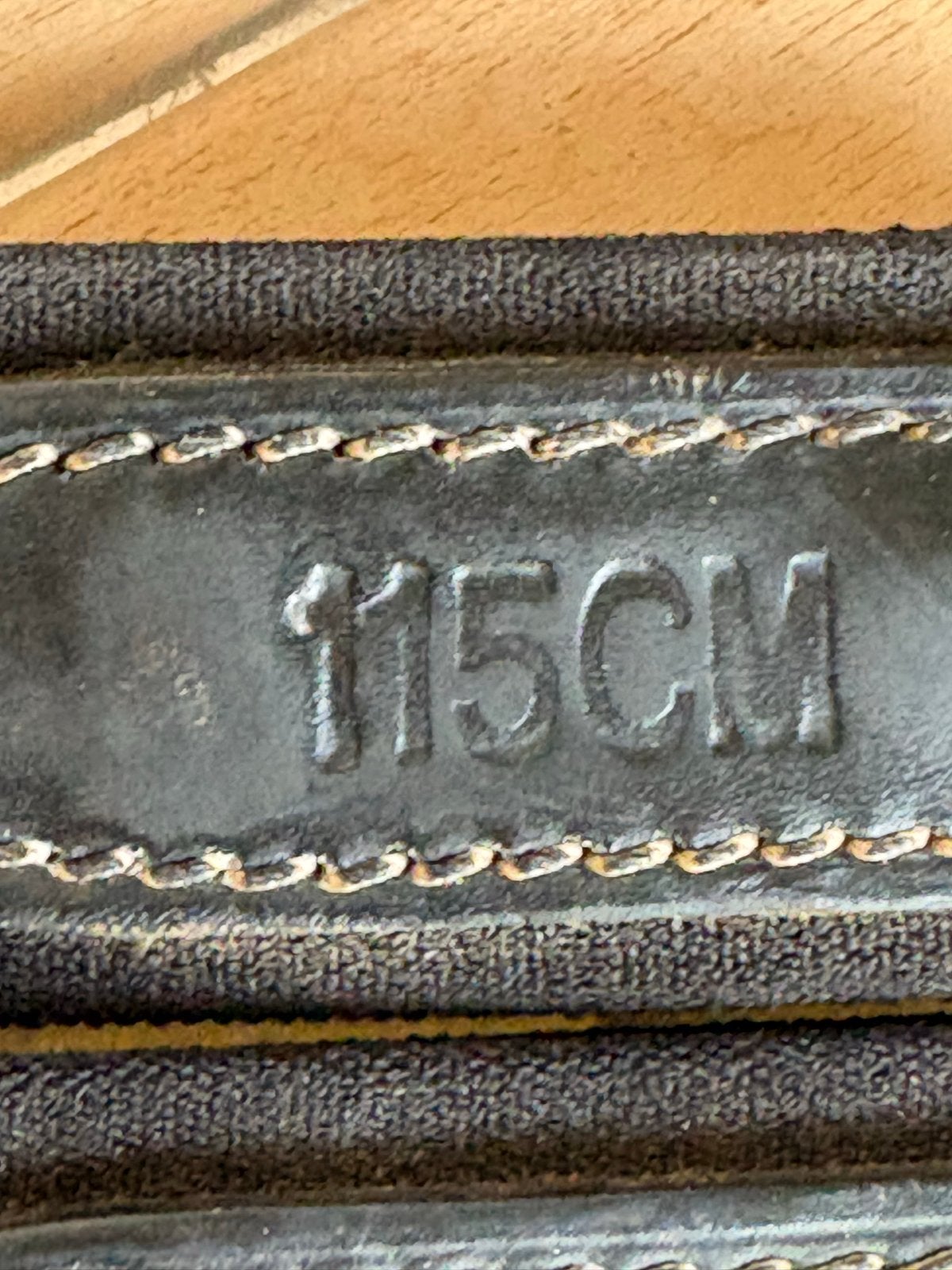 Leren veelzijdigheidssingel 115 cm, Dieren en Toebehoren, Ophalen of Verzenden, Zo goed als nieuw, Zwart, Singel