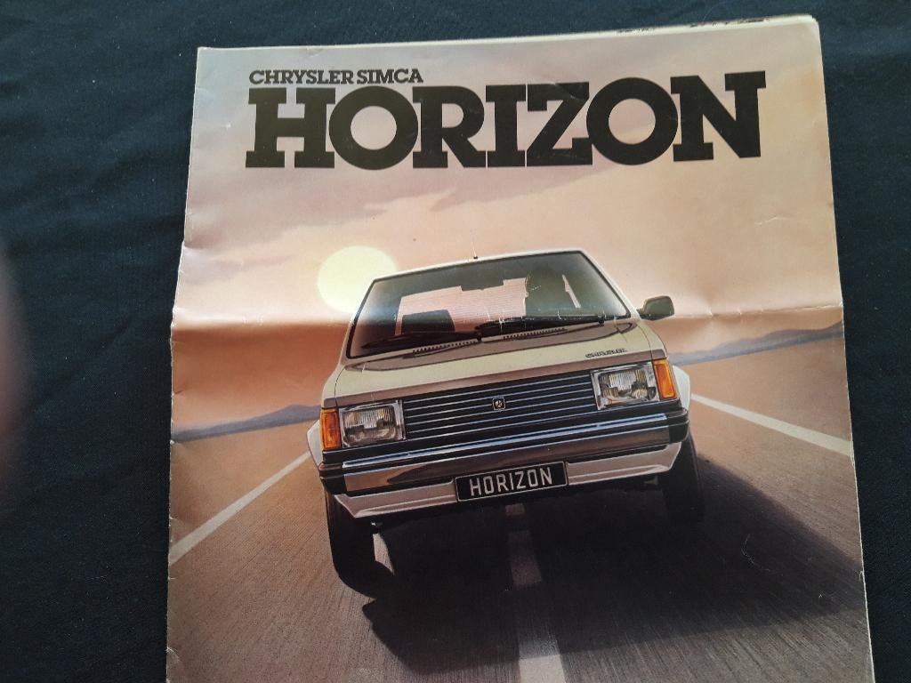 folder Simca Chrysler Horizon modeljaar 1979 - GROOT FORMAAT, Ophalen of Verzenden, Zo goed als nieuw, Overige merken, Simca Chrysler