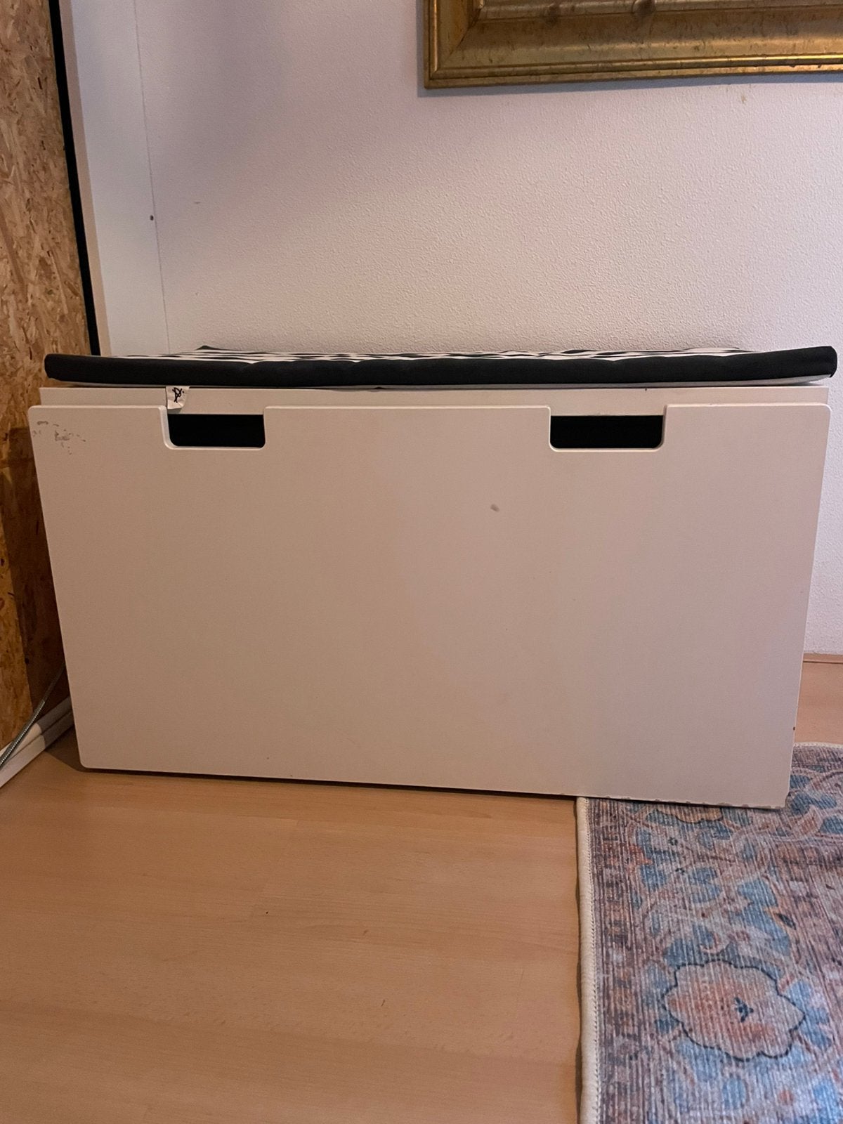 Ikea SMASTAD speelgoedkist/kinderbureau, Ophalen, Gebruikt, Overige typen, Wit