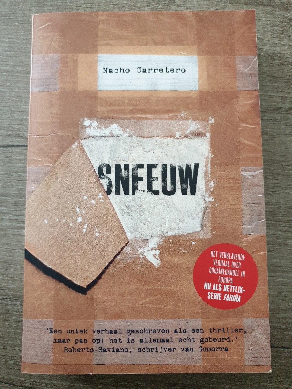 Sneeuw - Nacho Carretero (Netflix serie Fariña), Boeken, Ophalen of Verzenden, Gelezen, Nacho Carretero