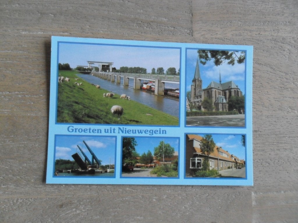 Nieuwegein, brug/Zuilenstein/kerk, Verzenden, 1980 tot heden, Ongelopen, Noord-Brabant