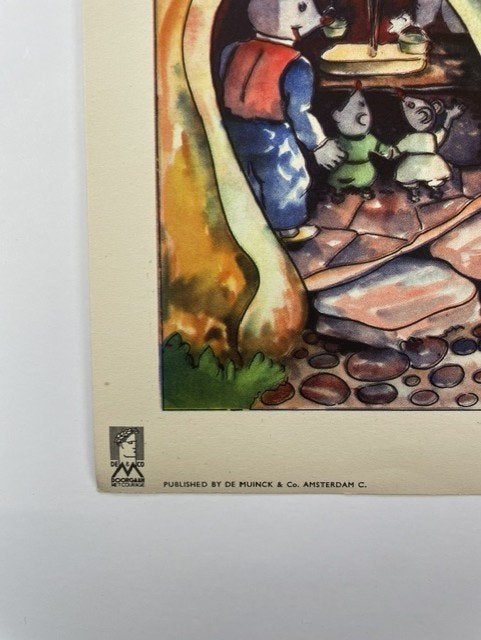 poster door illustratrice Greetje Knoone voor kinderboeken, Ophalen of Verzenden, Zo goed als nieuw, Minder dan 50 cm, Foto of Poster