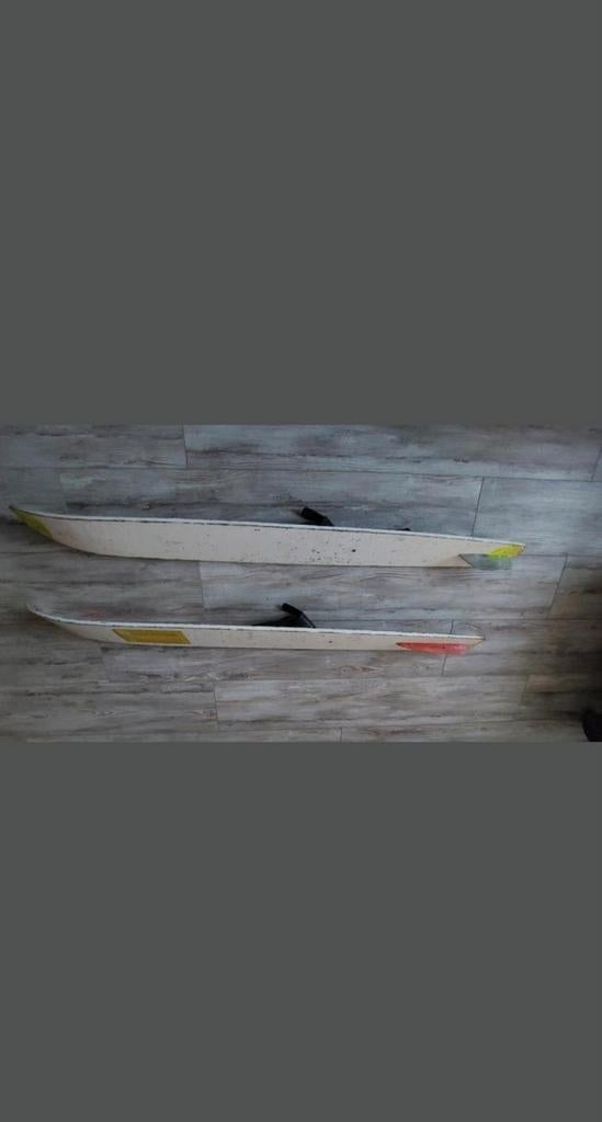 Houten Freyrie (mono) waterski's, Watersport en Boten, Waterski's, Ophalen, Gebruikt, 160 cm of meer, Waterski's