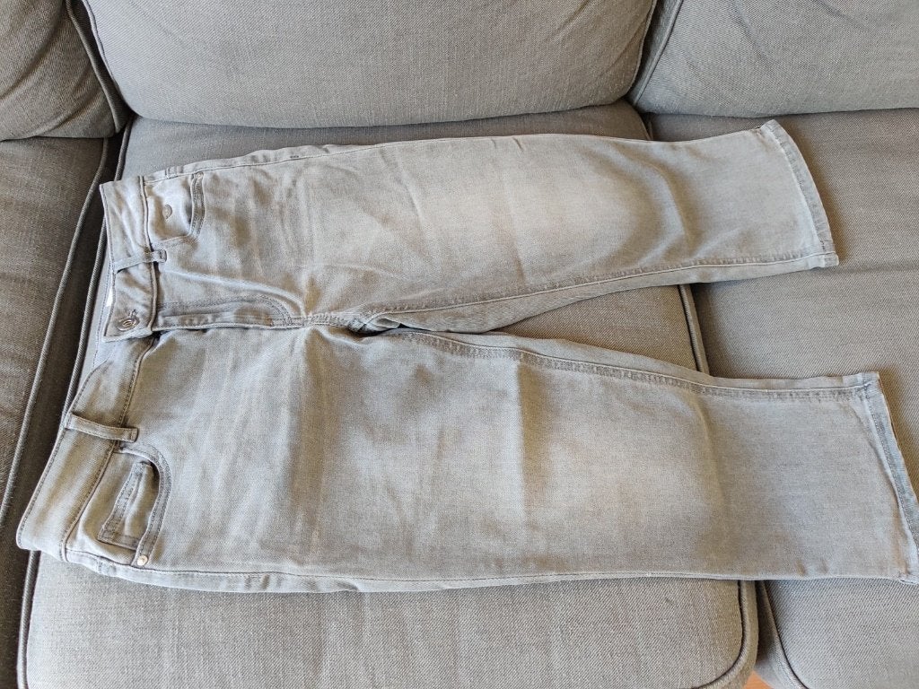 Capri jeans EDC by Esprit grey wash maat 27, Ophalen, W27 (confectie 34) of kleiner, Grijs, EDC by Esprit