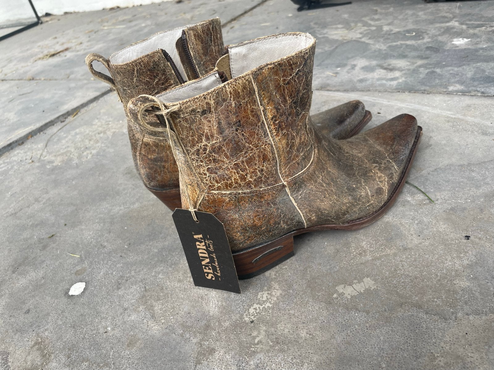 Sendra Handmade Boots - Maat 43 - Zo goed als nieuw, Ophalen, Zo goed als nieuw, Bruin, Boots