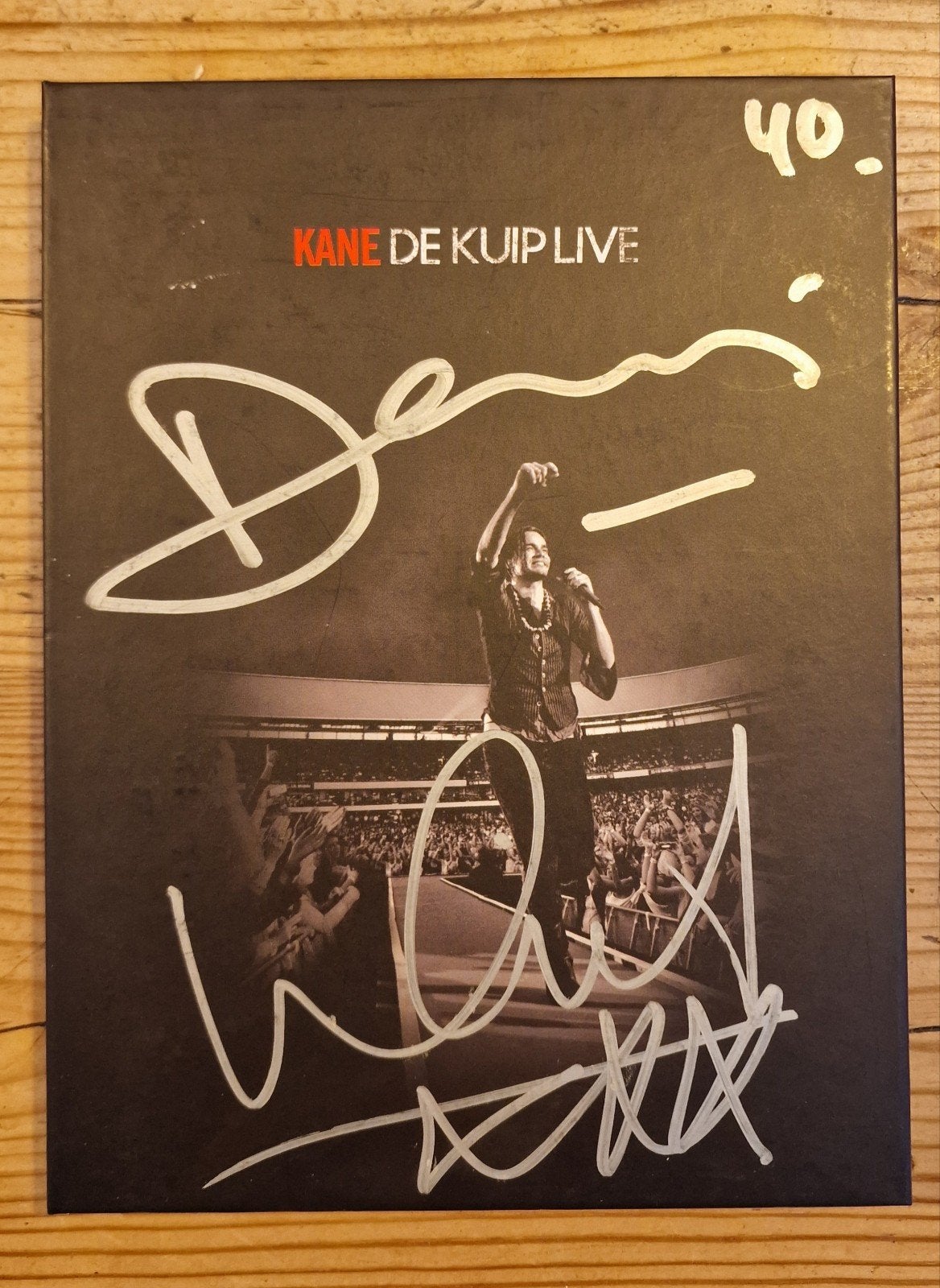 Kane - De Kuip Live DVD & CD gesigneerd Dinand Woesthoff #40, Alle leeftijden, Ophalen of Verzenden, Zo goed als nieuw, Muziek en Concerten